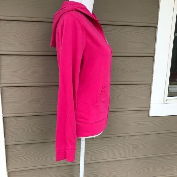 Zenana Outfitters Hoodie Pink Athletic Jacket L - Picture 5 of 9